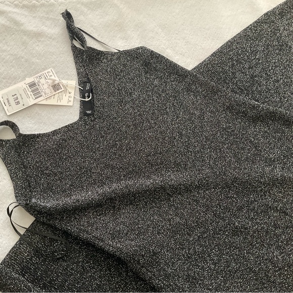 MANGO Long lurex dress NEW - Picture 8 of 14